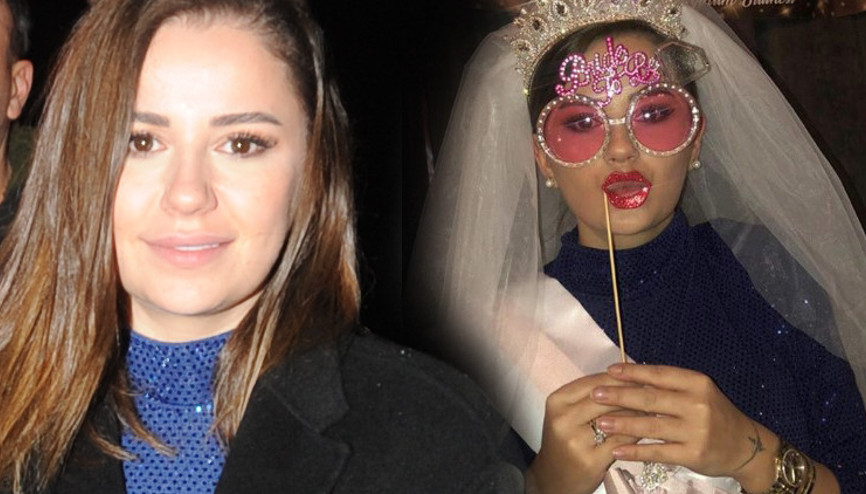 Merve Özbeye sürpriz bekarlığa veda