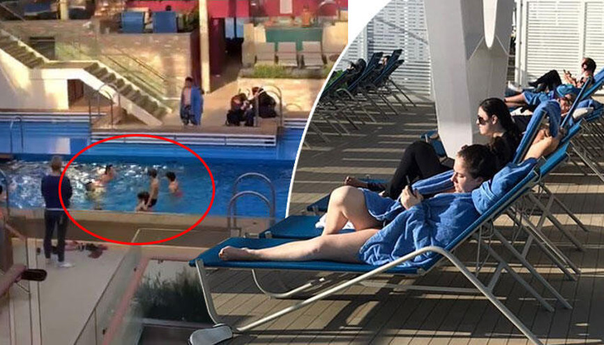 İtalyadaki cruise gemisine coronavirüsü karantinası