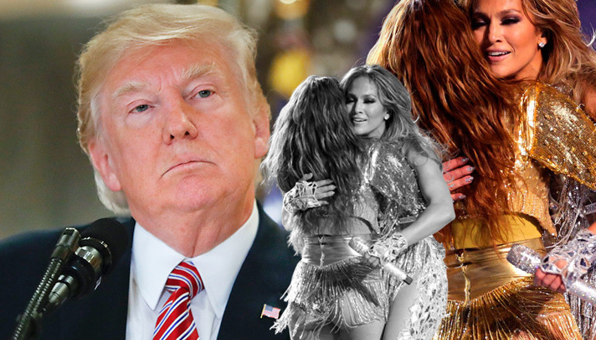 Son Dakika | Super Bowlda Shakira ve Jennifer Lopezli tarihi gece Donald Trumpın sözleri olay oldu...