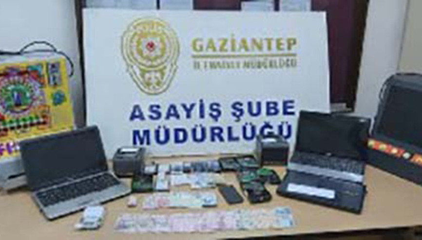 Gaziantep’te yasa dışı bahis operasyonu: 15 gözaltı