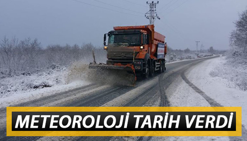 İstanbula ne zaman kar yağacak Meteoroloji tarih verdi