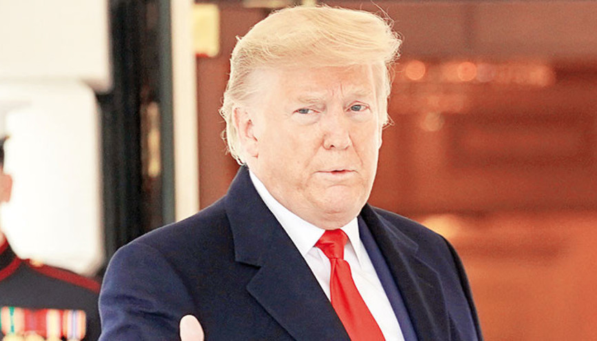 Aklanan Trump zaferini kutladı