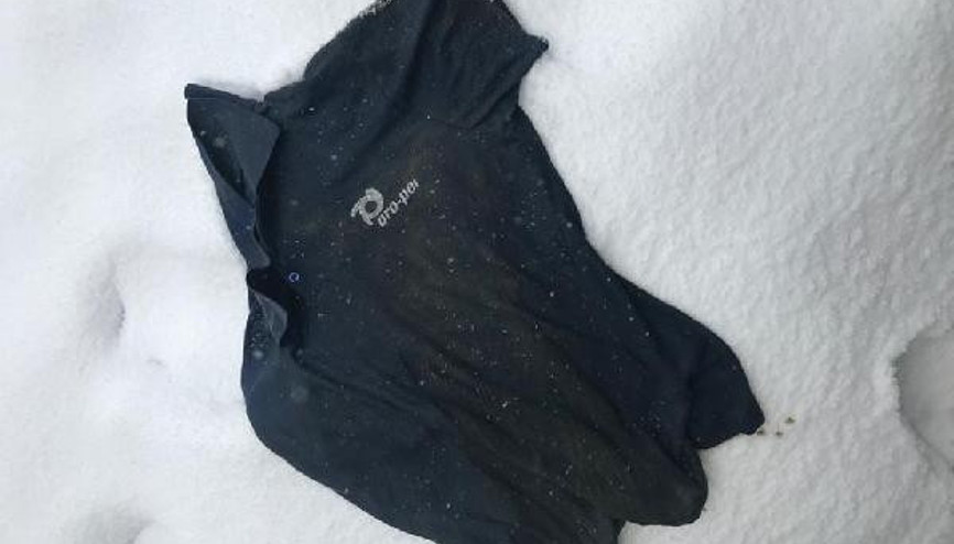 Kayıp operatörün tişörtü bulundu