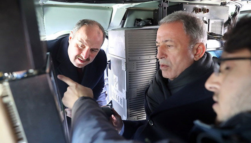 Bakanlar Hulusi Akar, Mustafa Varank ve MİT Başkanı Hakan Fidandan TÜBİTAKa sürpriz ziyaret