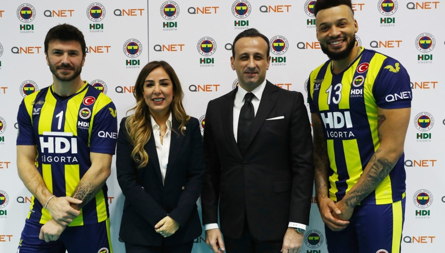 Fenerbahçe HDI Sigorta ile QNET arasında sponsorluk anlaşması yapıldı