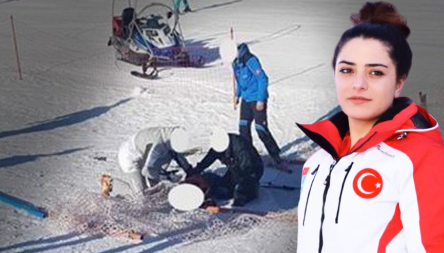 Milli kayakçı yarışma için gittiği Slovenyada kahraman oldu