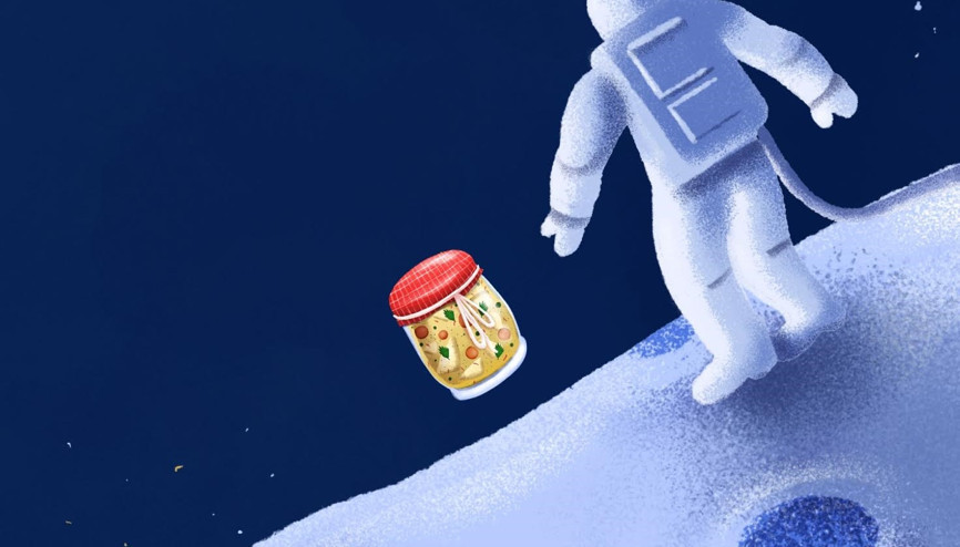 Kereviz yemeği, Ay ve Zıpzıplar