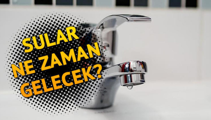 Bursada sular ne zaman gelecek 19 Şubat Bursa Yıldırım su kesintisi