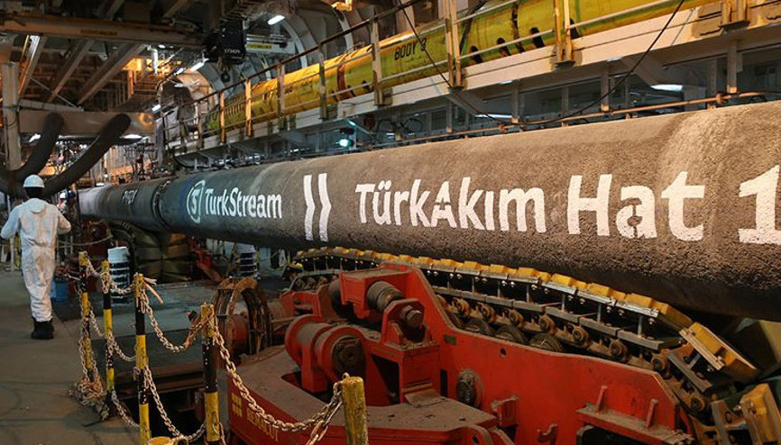 TürkAkımdan Avrupaya ocakta 506,3 milyon metreküp gaz taşındı