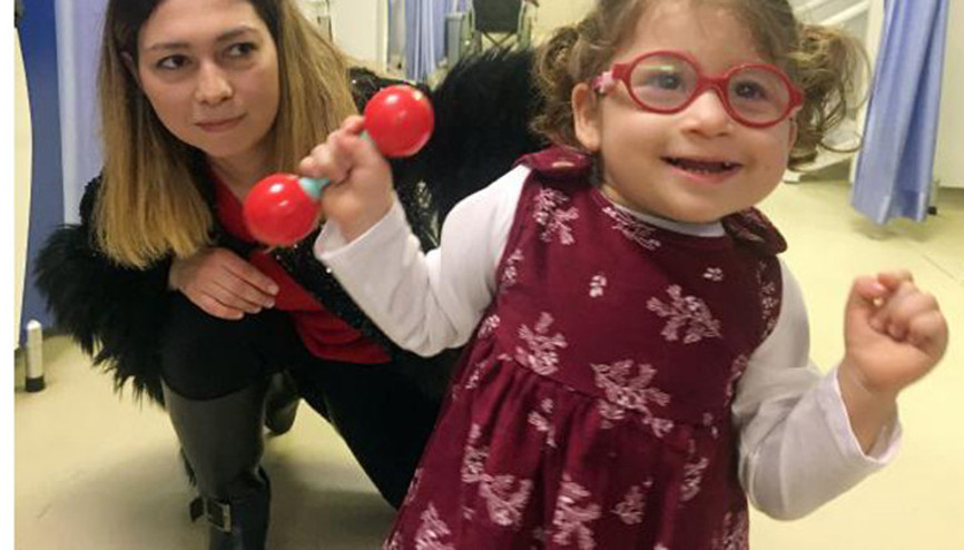 Mutlu Kukla sendromlu Melisa, artık koşuyor Mutlu Kukla sendromlu Melisa, artık koşuyor