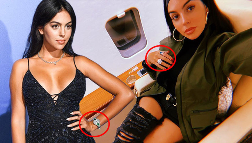 Georgina Rodriguezin mücevherleri dudak uçuklattı