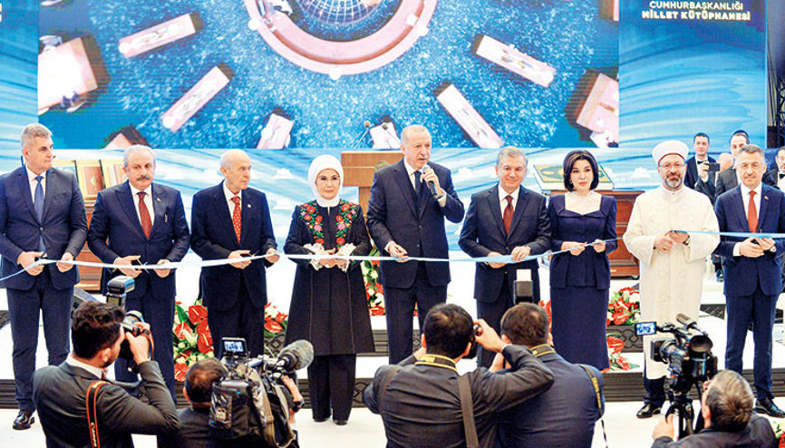 Millet Kütüphanesi kapılarını açtı Millet Kütüphanesi kapılarını açtı