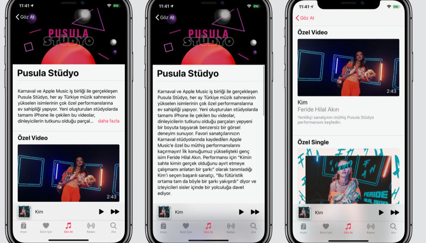 Klip çekimi iPhone 11 Pro ile de mümkün