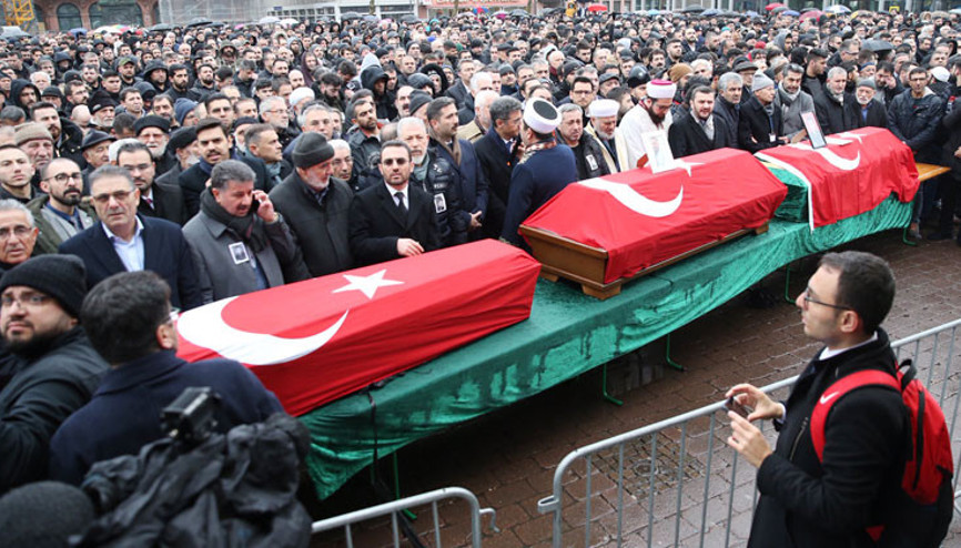 Hanau kurbanlarına son görev