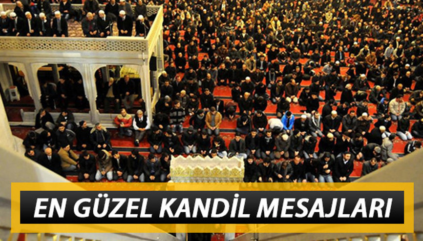 Mübarek Regaib Kandiline özel kandil mesajları - Resimli dua ve ayet içeren Regaib Kandili mesajları