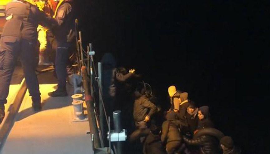 Çanakkalede 36 kaçak göçmen yakalandı
