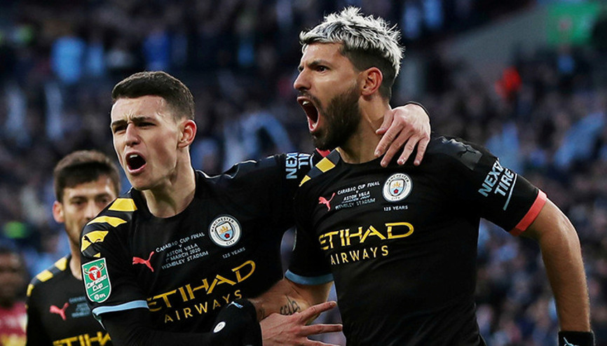 İngiltere Lig Kupasında şampiyon Manchester City