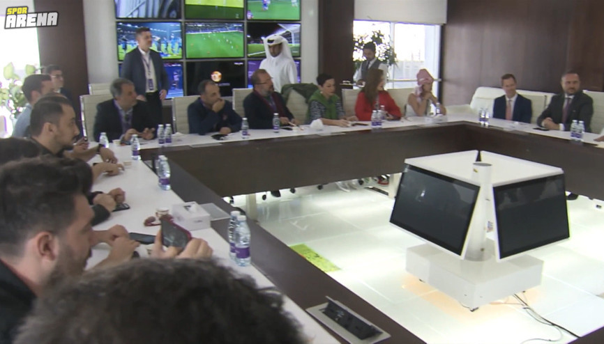 Yousef Al-Obaidly, Dohada Türk gazetecileri ağırladı