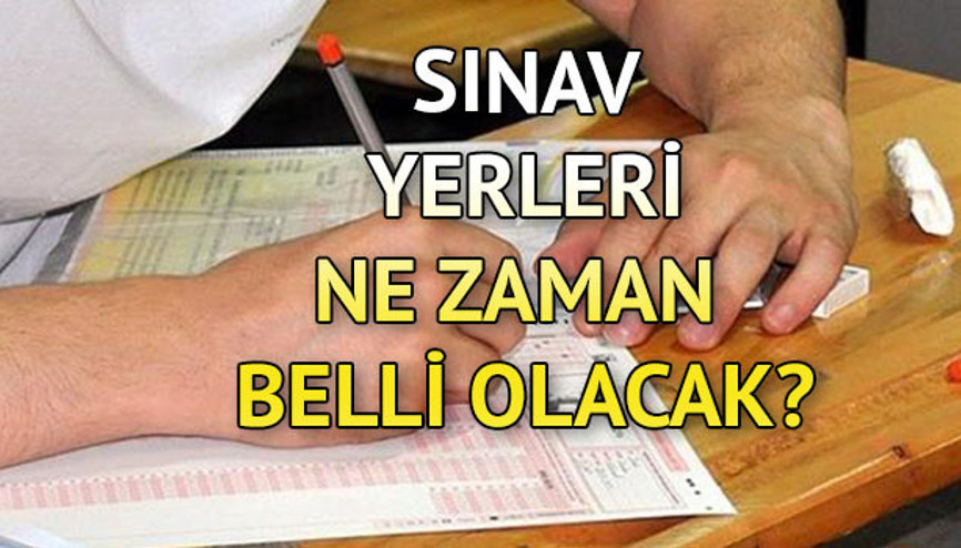 MEB EKYS sınav yerleri belli oldu mu
