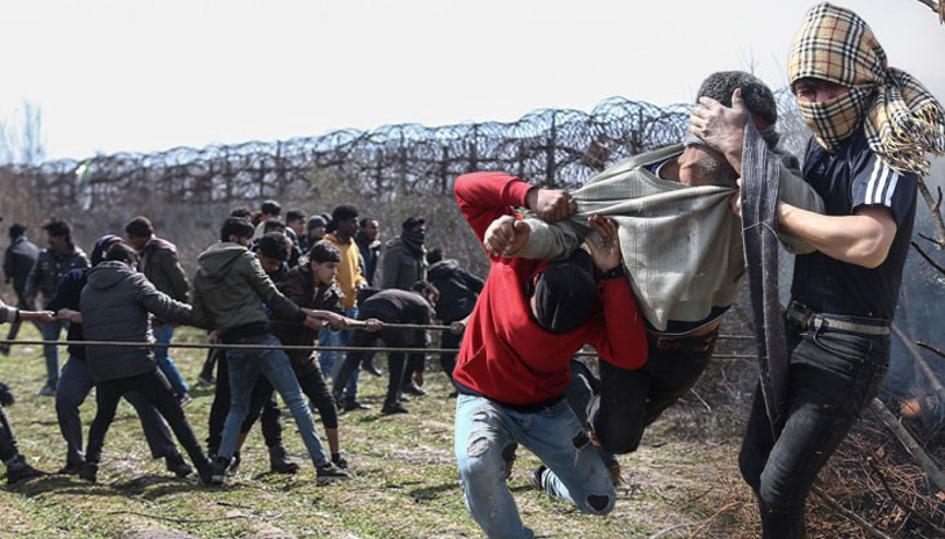 Yunan askeri durmuyor Sınırdan çok çarpıcı fotoğraflar...