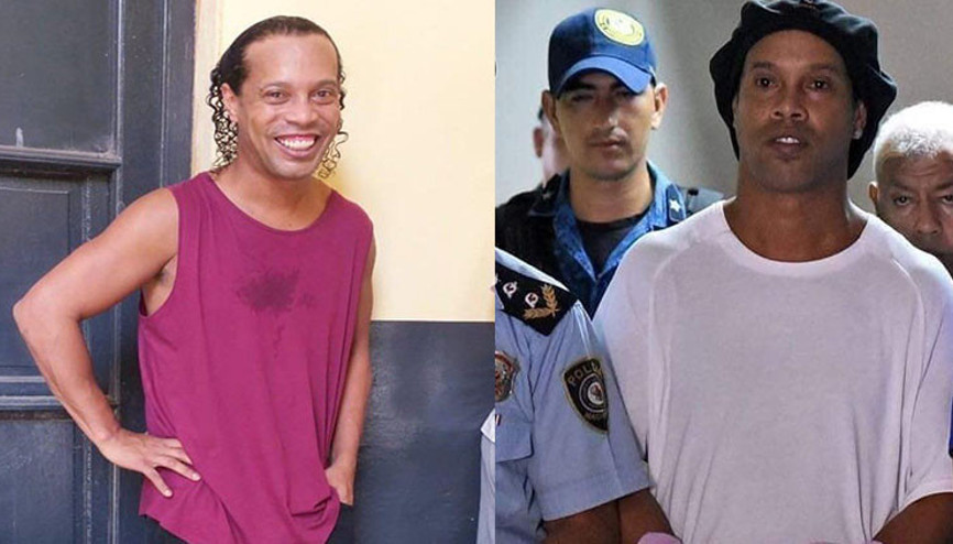 Ronaldinhonun hapishanesinde futbol turnuvası heyecanı