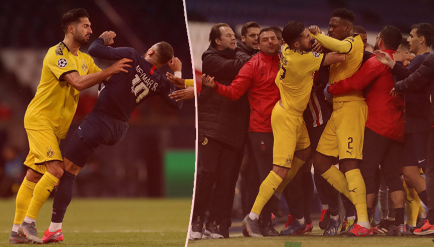 Emre Can deliye döndü Neymarı...