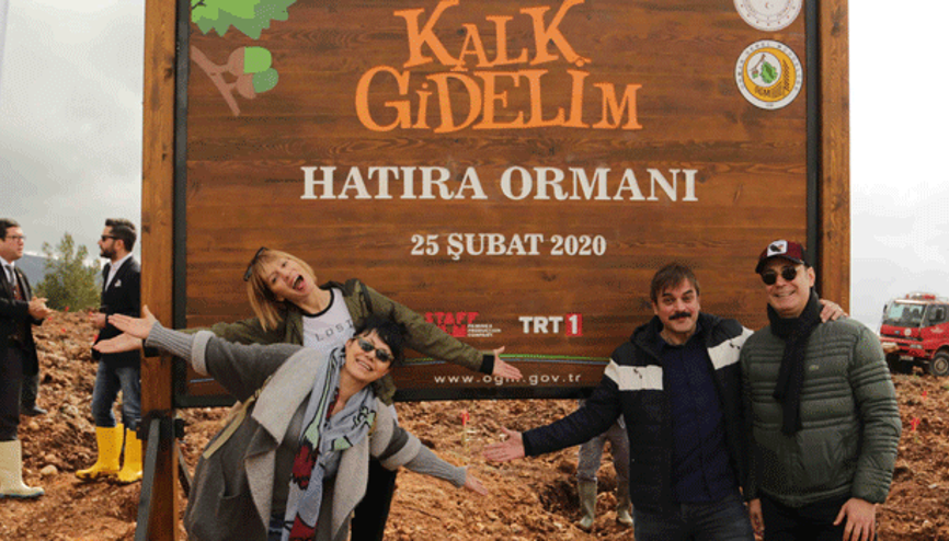 Kalk Gidelim Hatıra Ormanına 2 bin fidan