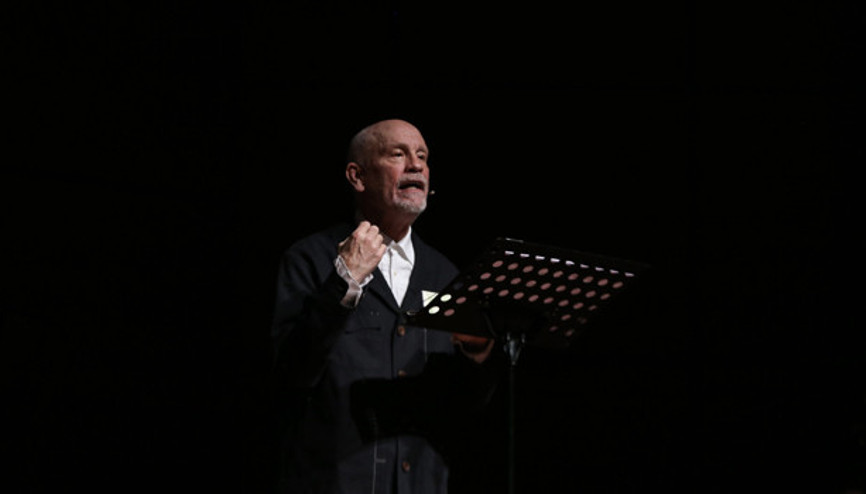 Hollywood yıldızı Malkovich, İstanbulda sahne aldı