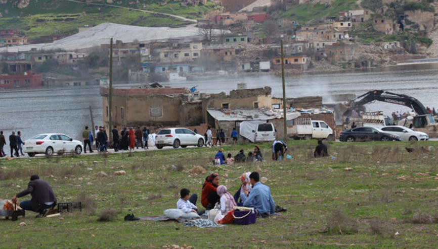 12 bin yıllık Hasankeyfin son hali görüntülendi 12 bin yıllık Hasankeyfin son hali görüntülendi