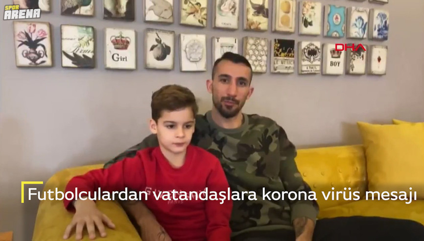 Futbolculardan vatandaşlar için koronavirüs mesajı Futbolculardan vatandaşlar için koronavirüs mesajı
