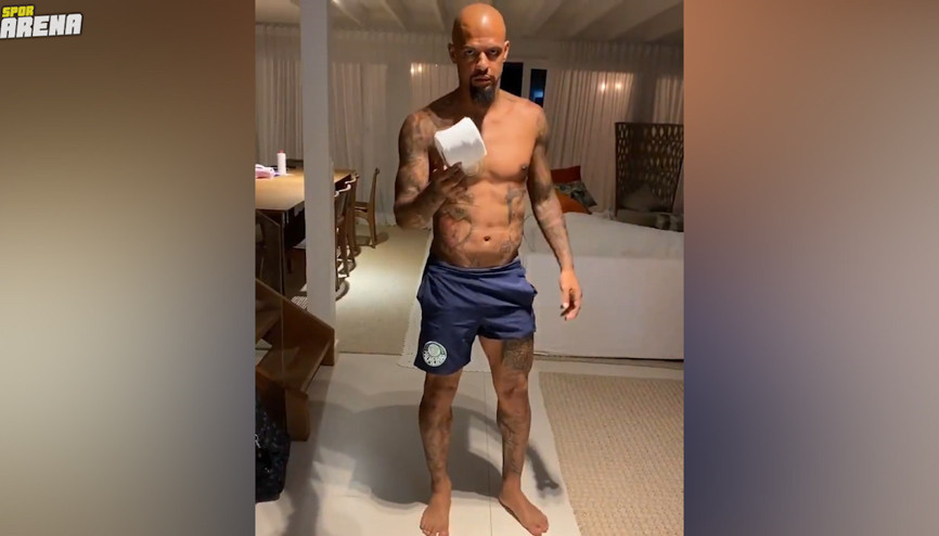 Felipe Melo karantinada bile rahat durmadı