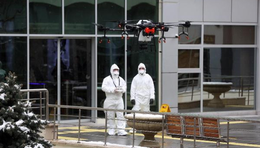 Yenimahalle, drone ile dezenfekte edilecek Yenimahalle, drone ile dezenfekte edilecek