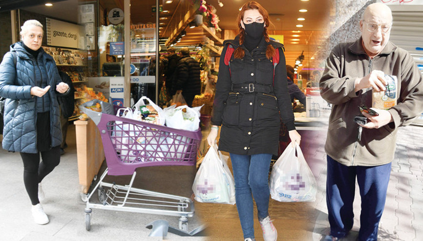 Ünlüler alışverişte... İhtiyacınız kadar alın