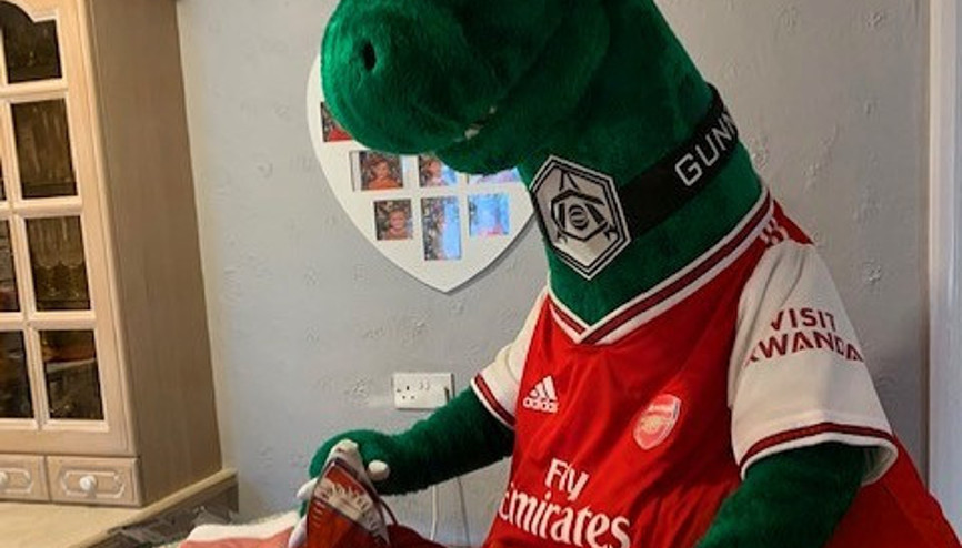 Corona virüs için güldüren korunma yöntemi Premier Ligin maskotu paylaştı...