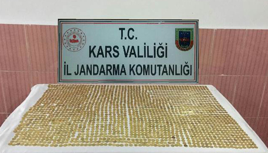 Kars’ta bin 995 adet sikke ele geçirildi
