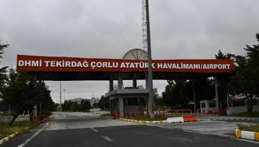 Çorlu Atatürk Havalimanında uçuşlara ara verildi