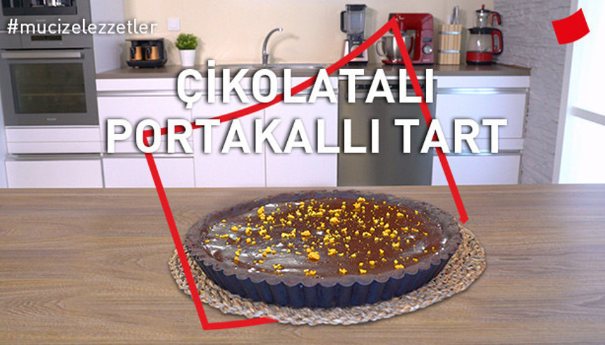 Çikolatalı portakallı tart  | Mucize Lezzetler