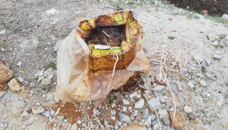 Bitliste teröristlerin köy yoluna tuzakladığı 30 kilo EYP imha edildi