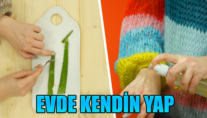 Evde kolonya ve dezenfektan yapımı