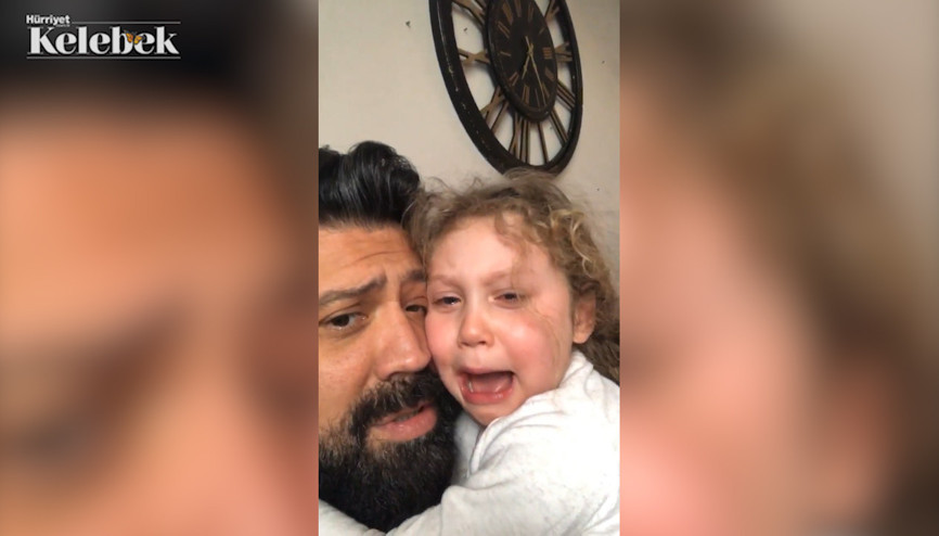 Bülent Emrah Parlak ve kızı Lisanın görüntülerine büyük ilgi