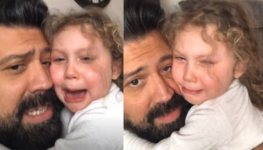 Bülent Emrah Parlak ve kızı Lisanın görüntülerine büyük ilgi