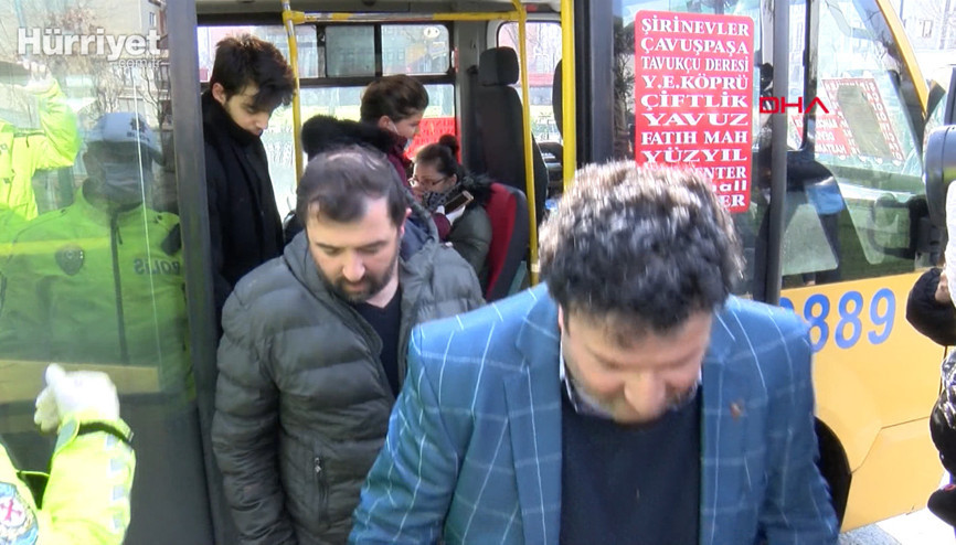 Yasak dinlemeyen minibüs şoförlerine para cezası