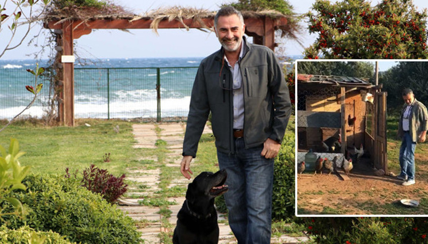 Çanakkaledeki çiftliğinde mahsur kalmıştı İşte Atilla Saralın karantina günleri