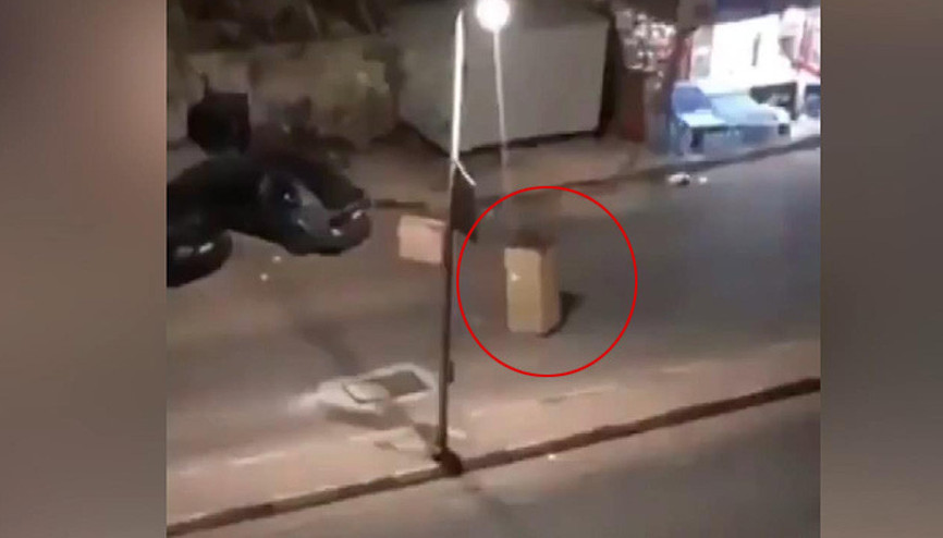 Ülkede sokağa çıkma yasağı ilan edildi Üzerine koli geçirip çıktı