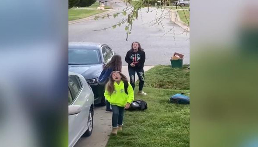 ABDli babadan 3 kızına 1 nisan şakası