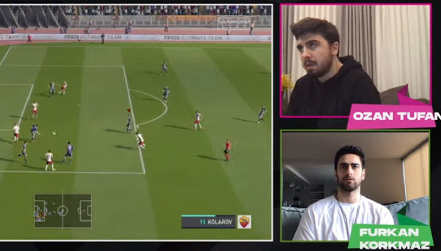Ozan Tufan ile Furkan Korkmaz, FIFA 20de kozlarını paylaştı Dostluk kazandı...