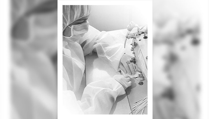 Fabrikayı çalışanın evine taşıdı