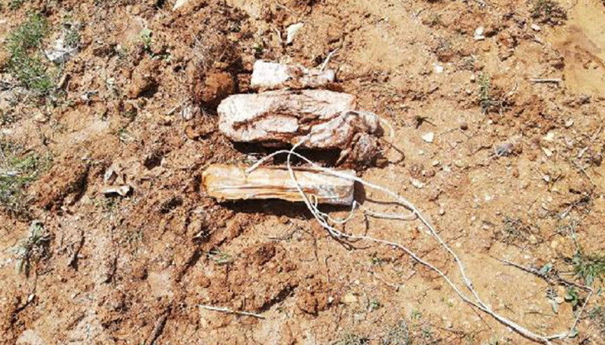 Bitlis’te toprağa gömülü 20 kilo EYP ele geçirildi