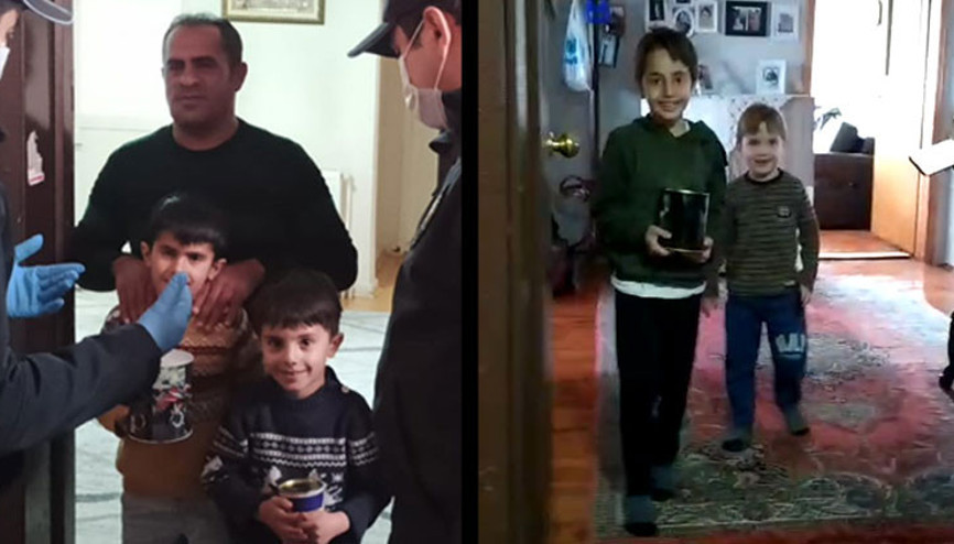 Kardeşlerden Milli Dayanışma Kampanyasına kumbaralarıyla destek