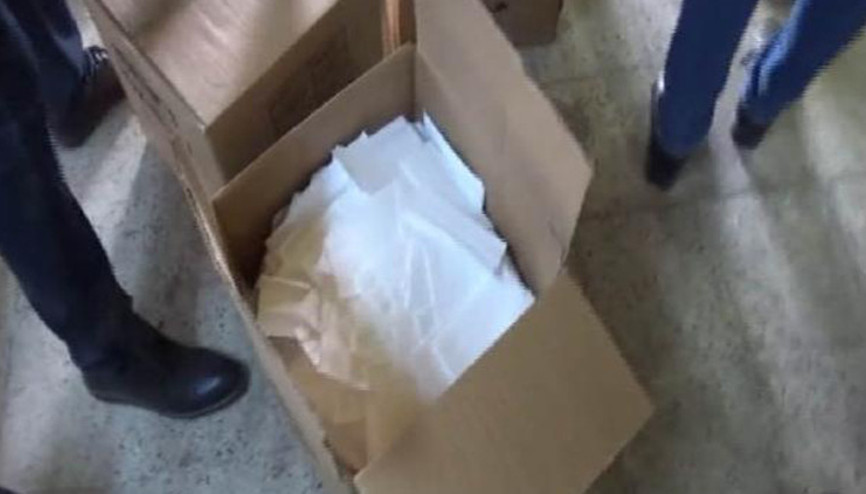 Yozgatta, kaçak üretilen 12 bin maske ele geçirildi